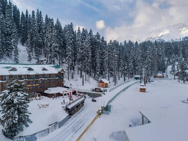 Hilltop Hotel, Gulmarg, wedding venue view 2