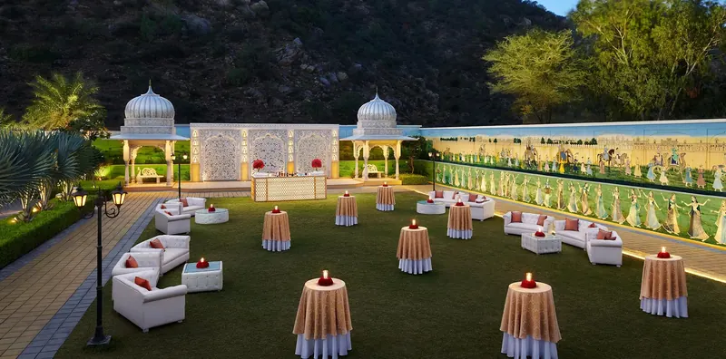 The Leela Palace Jaipur, Rajasthan, wedding venue view 2