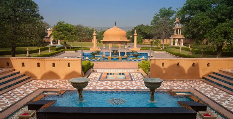 The Oberoi Rajvilas, Rajasthan, wedding venue view 2