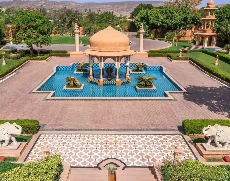 The Oberoi Rajvilas, Rajasthan, wedding venue view 3