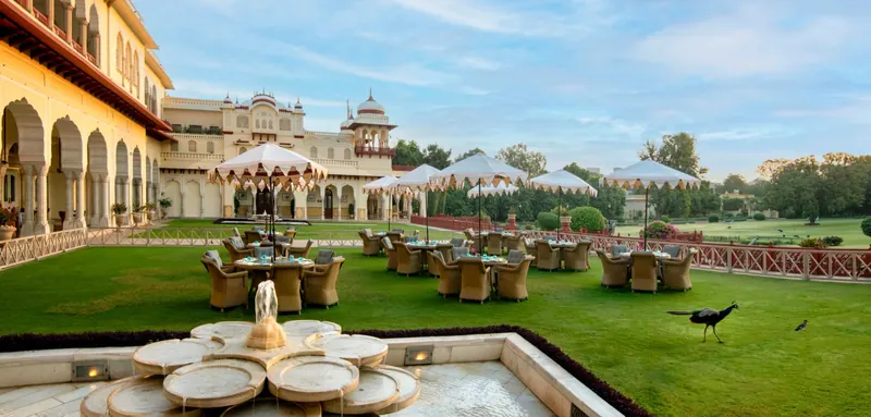 Rambagh Palace, Rajasthan, wedding venue view 2
