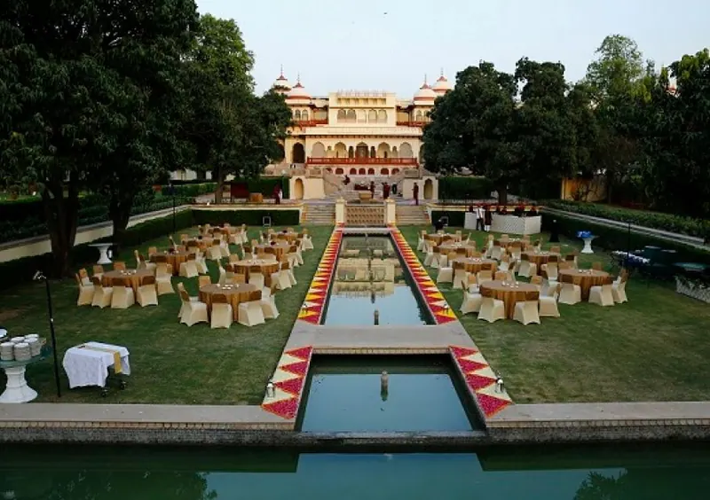 Rambagh Palace, Rajasthan, wedding venue view 3