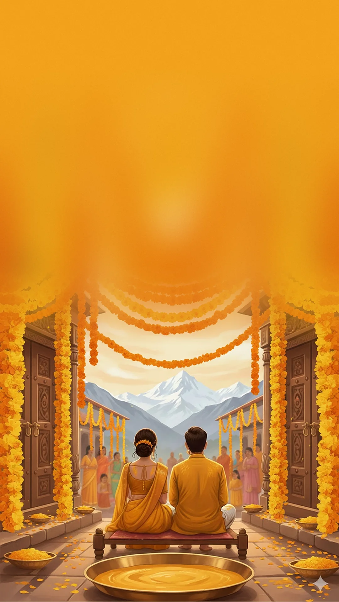 Devdar — पहाड़ों की शादी का डिजिटल विवाह निमंत्रण, चित्र 4