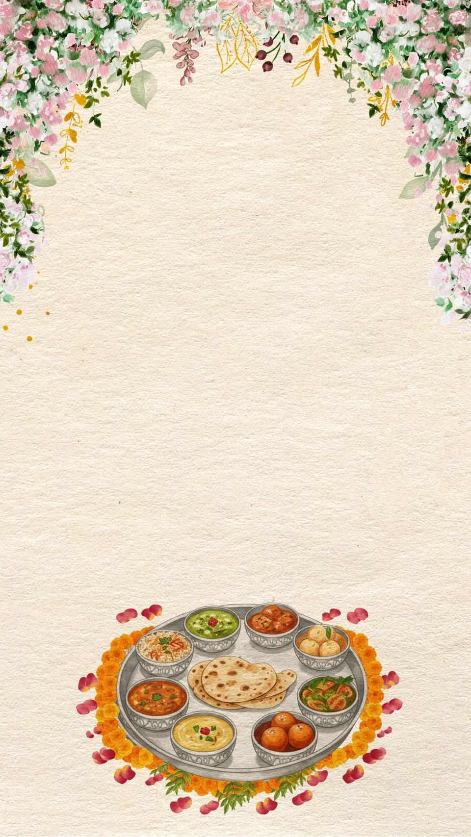 Jhoola — Garden-Swing Botanical Wedding Invitation, the paintings 2