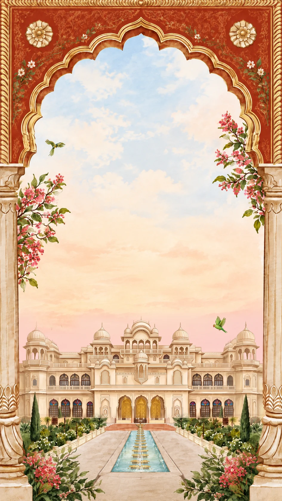 Jharokha — महल के द्वार वाला डिजिटल निमंत्रण, चित्र 1